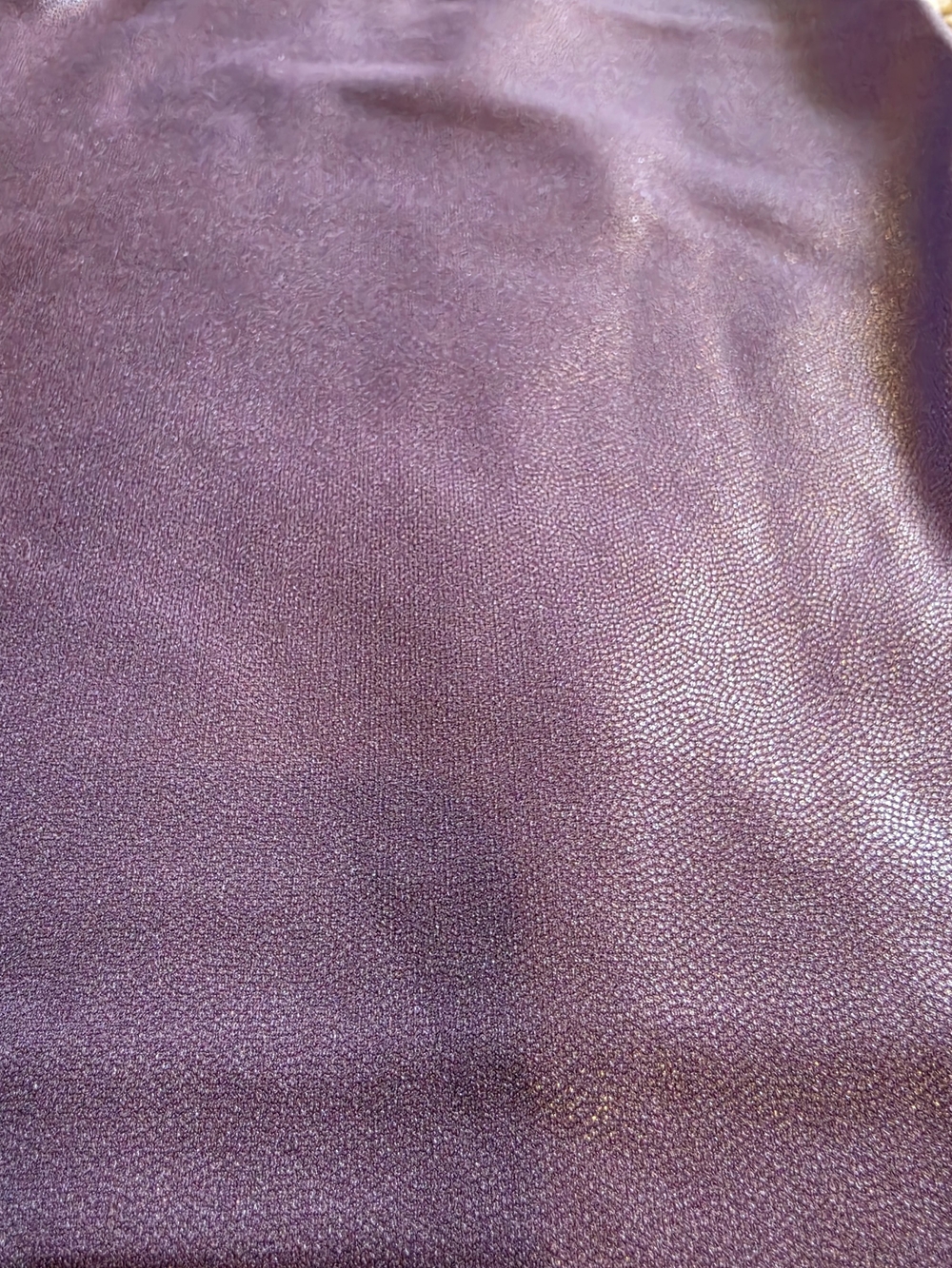 ZYIA Shimmer Plum Ankle Leggings Size 12 - Picture 5 of 6